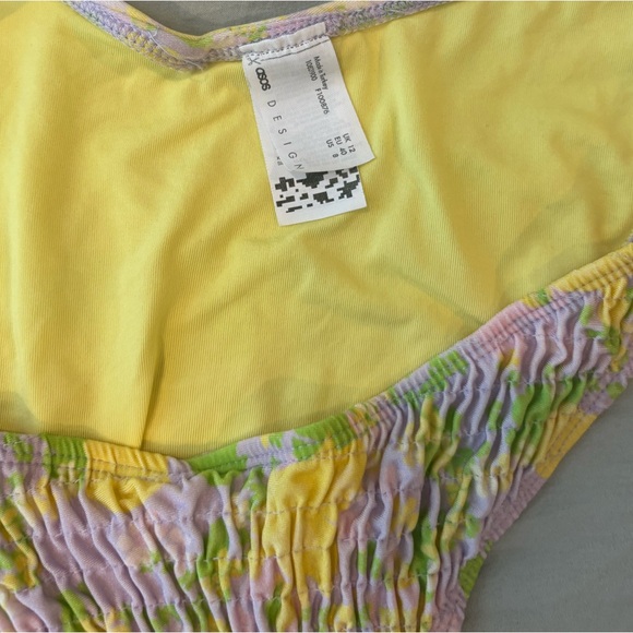 ASOS Design shirred floral bikini - Picture 4 of 5